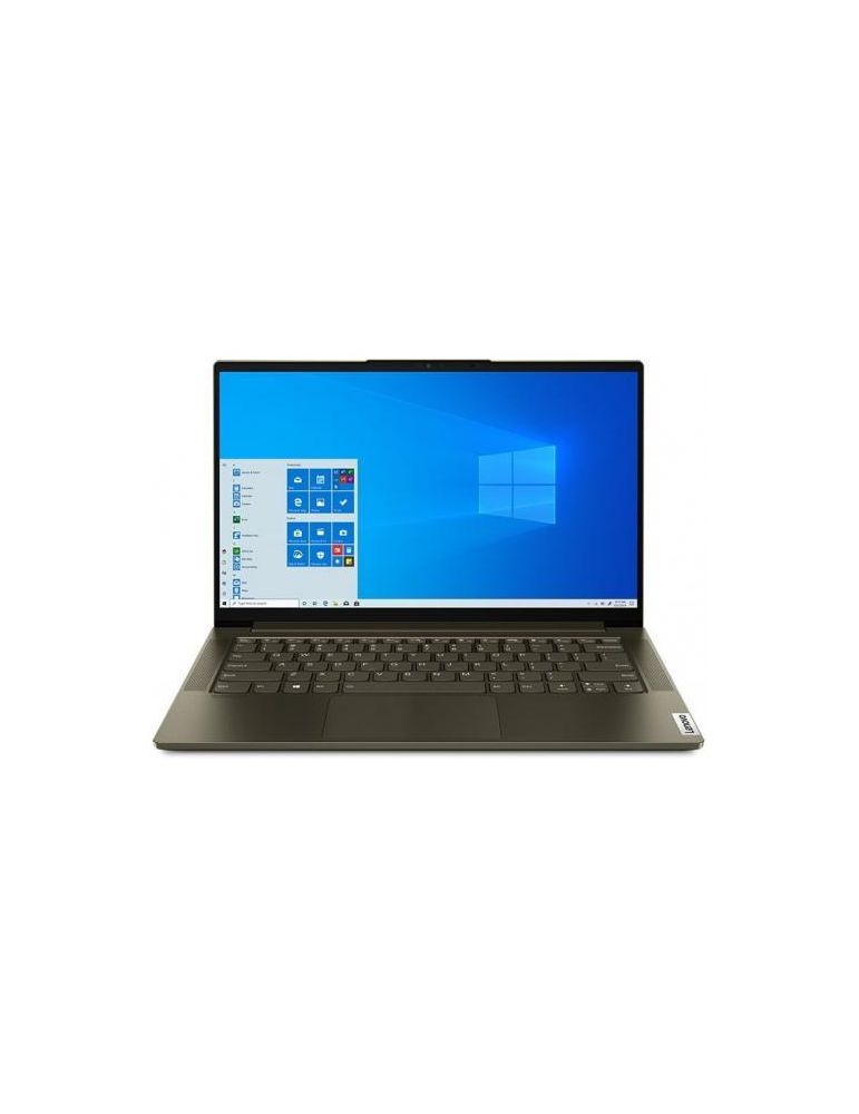 Laptop Lenovo Yoga Slim 7 14ITL05, Intel Core i5-1135G7, 14inch, RAM 16GB, SSD 1TB, Intel Iris Xe Graphics, Free DOS, Dark Moss