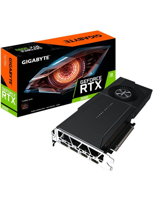 Placa video Gigabyte nVidia GeForce RTX 3090 TURBO 24GB, GDDR6X, 3‎84bit Gigabyte - 1