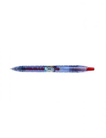 Roller cu gel pilot b2p corp plastic transparent varf 0.7 mm rosu  - 1 - Tik.ro