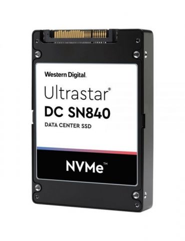 Ssd server wd ultrastar dc sn840 nvme 15.36tb 2.5x15mm 3d Western digital - 1 - Tik.ro