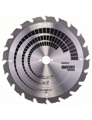 Bosch 2 608 640 691 lame pentru ferăstraie circulare 31,5 cm 1 buc. Bosch - 1 - Tik.ro