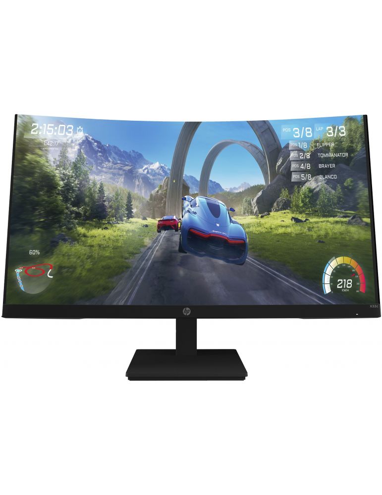Monitor LED Curbat HP X32c, 31.5inch, Full HD, 165Hz, 1ms, Black