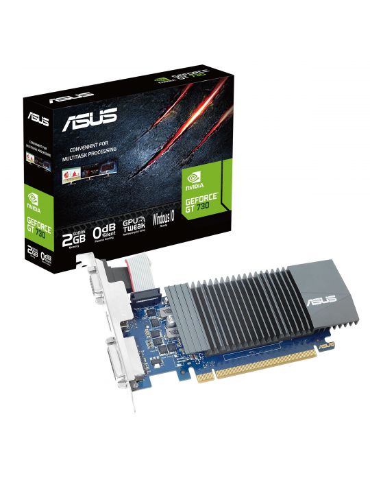 Placa video ASUS nVidia GeForce GT 730 2GB, GDDR5, 64bit, Low Profile Asus - 4