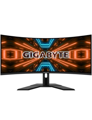 Gigabyte g34wqc a gaming monitor 34inch va 1500r 2xhdmi 1xdp Gigabyte - 1