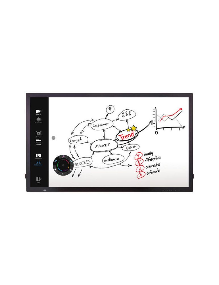 LG 55TC3D table albe interactive 139,7 cm (55") 1920 x 1080 Pixel Ecran tactil Negru USB
