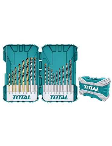 Total - set burghie pentru metal/beton/lemn 16 buc Total - 1 - Tik.ro