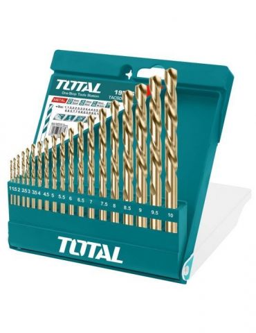 Total - set burghiu pentru metal hss: 19 buc Total - 1 - Tik.ro