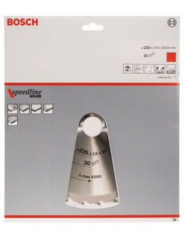 Bosch 2 608 640 807 lame pentru ferăstraie circulare 23,5 cm 1 buc. Bosch - 2