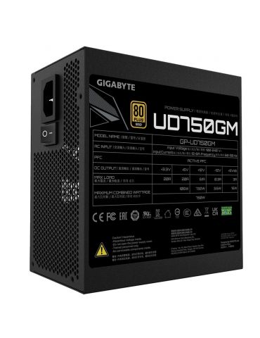 Gigabyte GP-UD750GM unități de alimentare cu curent 750 W 20+4 pin ATX ATX Negru Gigabyte - 5