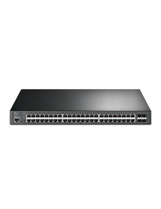 TP-Link TL-SG3452XP JetStream PoE Switch Gestionate L2+ Gigabit Ethernet (10/100/1000) Power over Ethernet (PoE) Suport 1U Negru