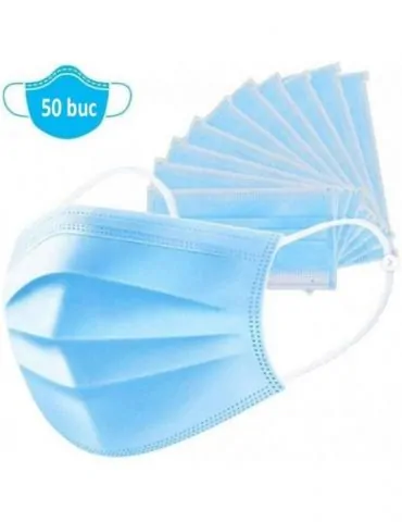 Masti protectie faciala 3 pliuri/ straturi (nesterile) en14683:2014 typei bfe Other - 1 - Tik.ro