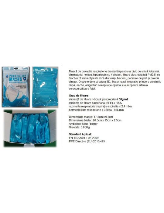 Kn95 ffp2 || masti de protectie respiratorie || 3d design Other - 1