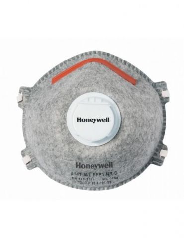 Măști de unică folosință 5141 cu valvă și nivel de Honeywell - 1