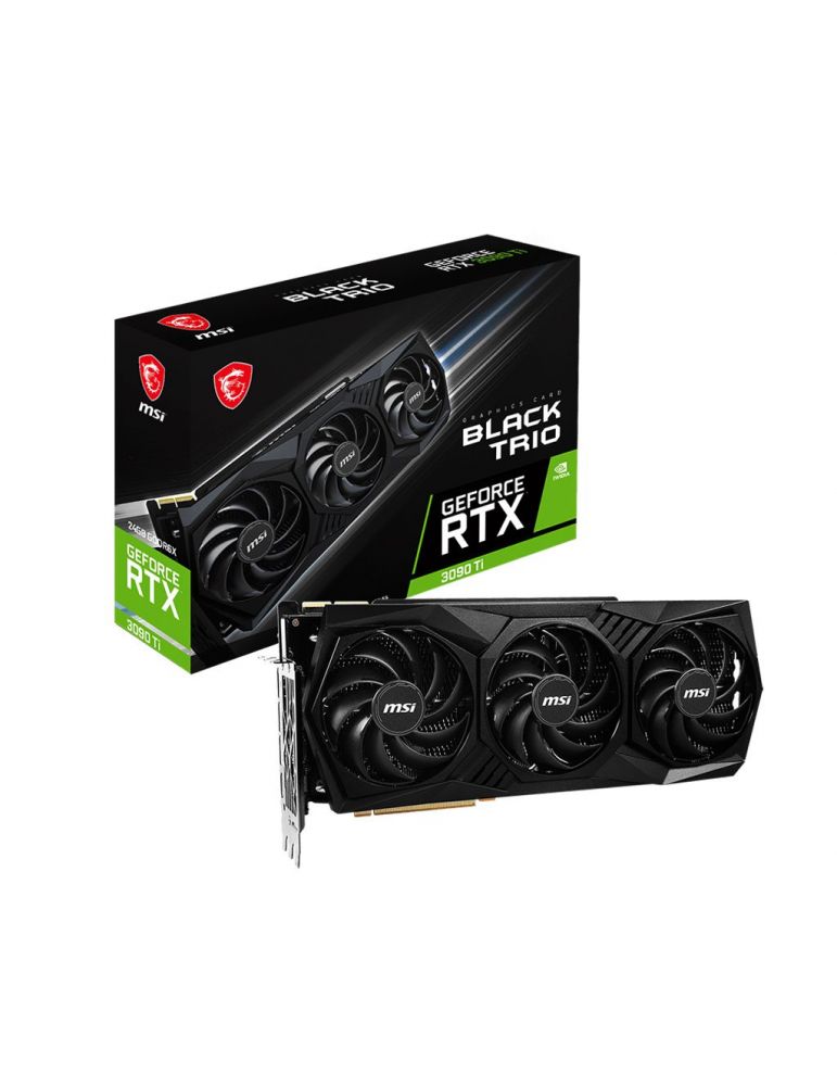 Placa video MSI nVidia GeForce RTX 3090 Ti BLACK TRIO 24GB, GDDR6X, 384bit