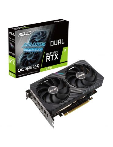 Placa video Asus nVidia GeForce RTX 3050 Dual OC Edition LHR 8GB, GDDR6, 128bit Asus - 7