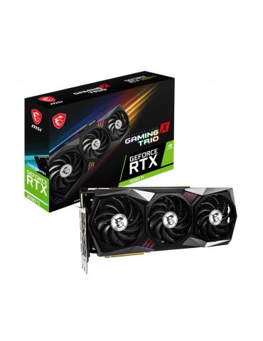 Placa video MSI nVidia GeForce RTX 3090 Ti GAMING X TRIO 24GB, GDDR6X, 384bit Msi - 1 - Tik.ro
