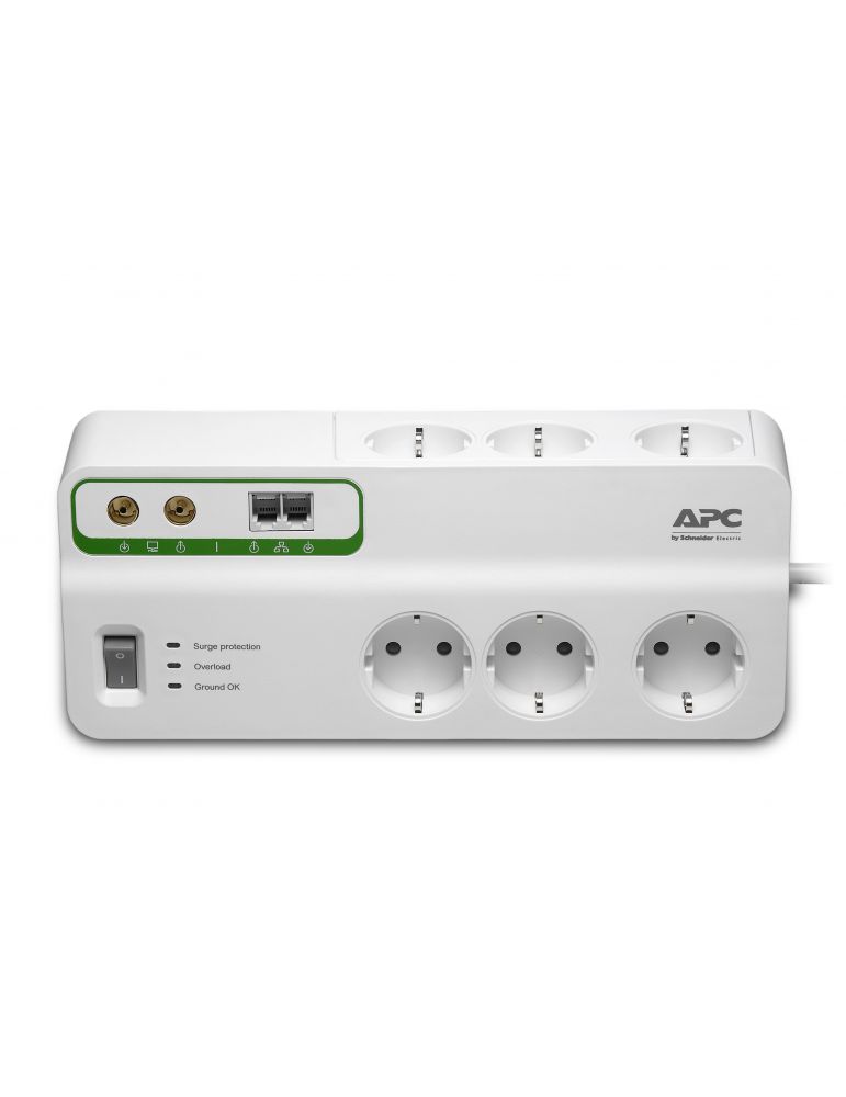 APC PMH63VT-GR dispozitive de protecție la supratensiuni Alb 6 ieșire(i) AC 230 V 22,74 m