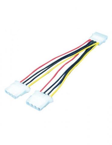 Cablu alimentare logilink adaptor molex (t) la 2 x molex (m) cp0001 (include tv 0.06 lei) Logilink - 1 - Tik.ro