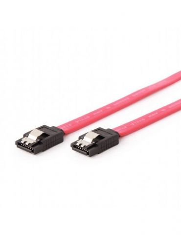 Cablu date gembird s-ata 3 (t) la s-ata 3 (t) metal clips 10cm cc-satam-data-0.1m (include tv 0.06 lei) Gembird - 1 - Tik.ro