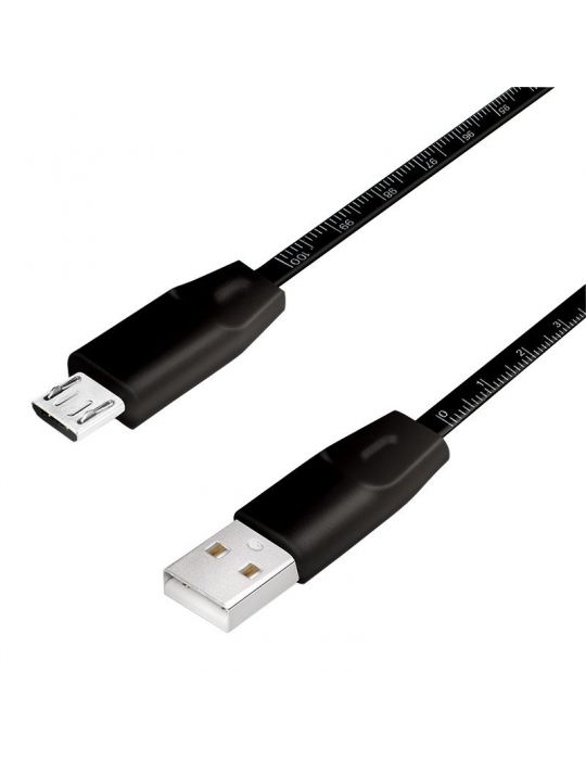 Usb 2.0 cable am to micro bm metric print cable 1m cu0158 (include tv 0.06 lei) Logilink - 1