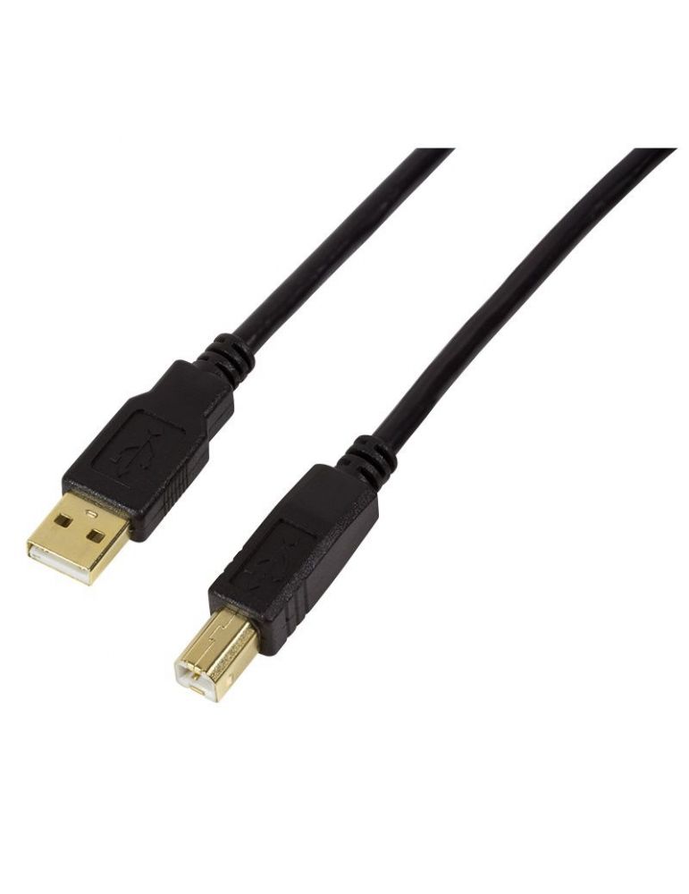 Cablu usb logilink pt. imprimanta usb 2.0 (t) la usb 2.0 type-b (t) 15m black ua0265 (include tv 0.8lei)