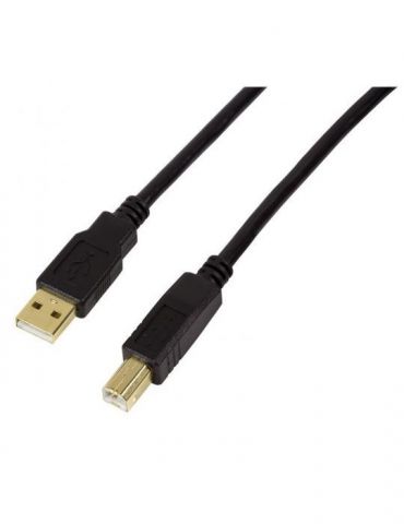Cablu usb logilink pt. imprimanta usb 2.0 (t) la usb 2.0 type-b (t) 10m black ua0264 (include tv 0.8lei) Logilink - 1 - Tik.ro