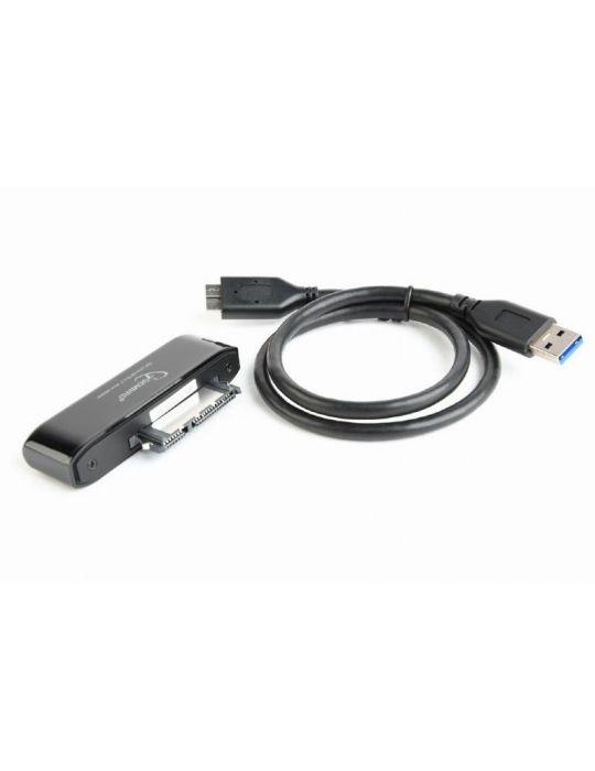 Cablu usb gembird adaptor usb 3.0 (t) la s-ata (t) 30cm adaptor usb la hdd s-ata 2.5 negru aus3-02 (include tv 0.18lei) Gembird 