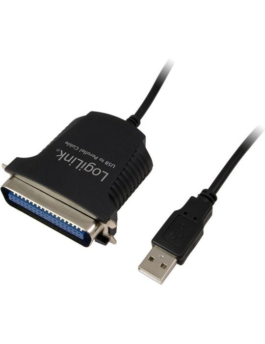 Cablu usb logilink adaptor usb 2.0 (t) la paralel (centronics 36-pin) 1.5m conecteaza port usb cu imprimanta cu port paralel  Lo