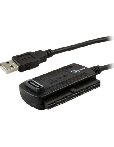 Cablu usb gembird adaptor usb 2.0 (t) la ide (m) ori s-ata (m) 30cm adaptor usb la unitati 2.5/3.5 negru ausi01 (include tv 0 Ge - Tik.ro