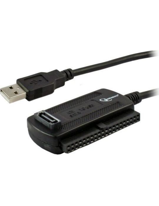 Cablu usb gembird adaptor usb 2.0 (t) la ide (m) ori s-ata (m) 30cm adaptor usb la unitati 2.5/3.5 negru ausi01 (include tv 0 Ge