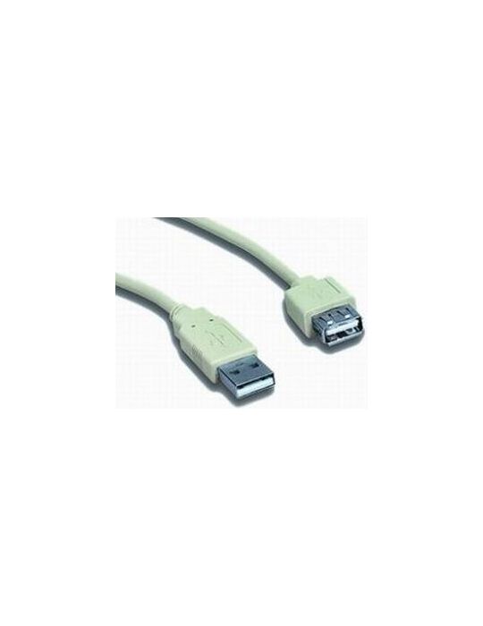 Cablu usb gembird prelungitor usb 2.0 (t) la usb 2.0 (m) 0.75m alb cc-usb2-amaf-75cm/300 (include tv 0.06 lei) Gembird - 1