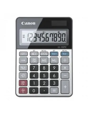 Calculator de birou canon ls-102tc 10 digiti Canon - 1 - Tik.ro