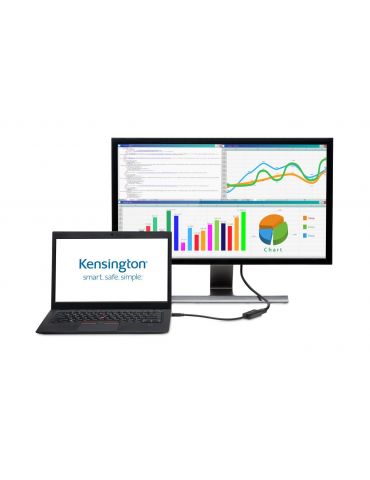 Kensington VM4000 Mini DisplayPort HDMI Tip A (Standard) Negru Kensington - 4