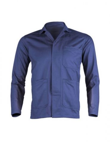 Jacheta industry albastru royal tercot 245g m cu doua buzunare laterale un buzunar la piept rezistenta  - 1 - Tik.ro