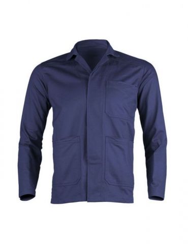 Jacheta partner albastru royal bumbac 280g l cu doua buzunare laterale un buzunar la piept rezistenta  - 1 - Tik.ro