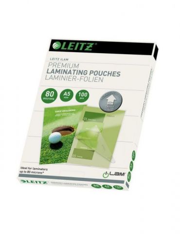 Folie leitz udt pentru laminare la cald a5 80 microni Leitz - 1 - Tik.ro