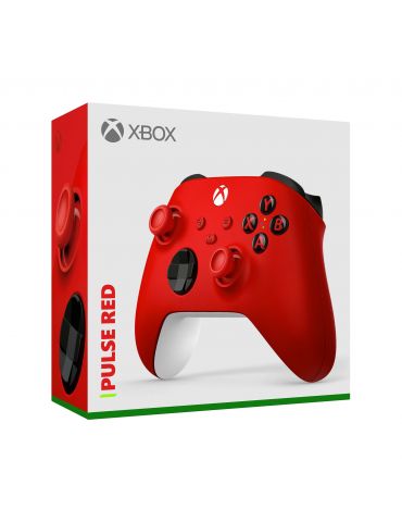 Microsoft Pulse Red Roşu Bluetooth/USB Gamepad Analog/ Digital Xbox, Xbox One, Xbox Series S, Xbox Series X Microsoft - 10