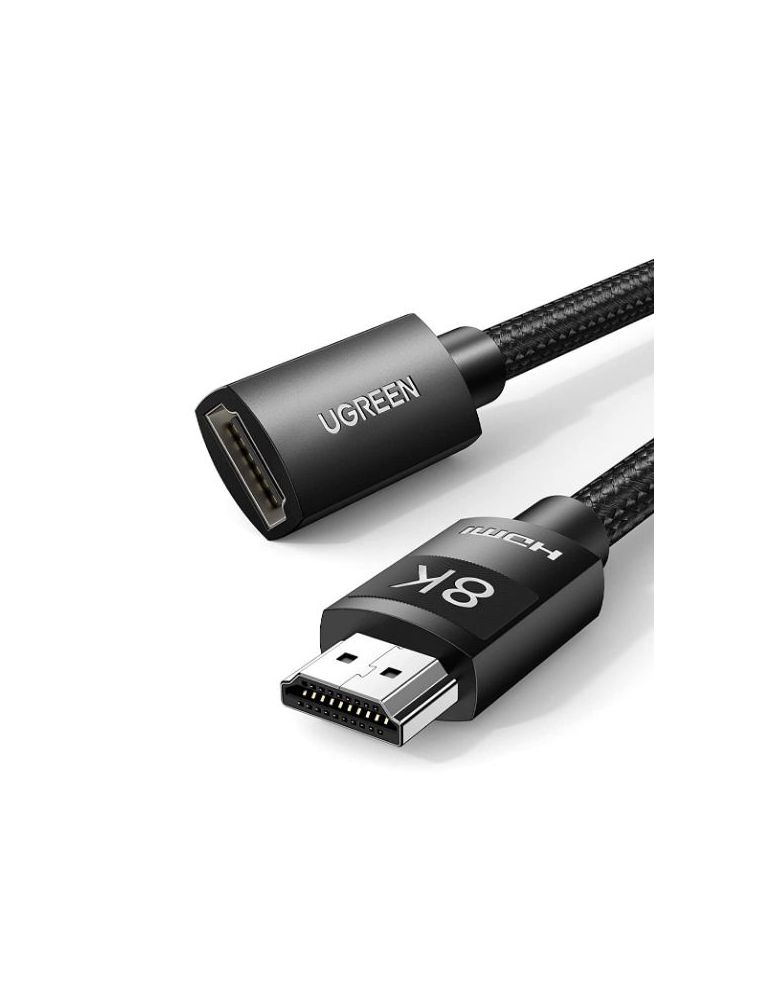 Cablu Ugreen HD151, HDMI male - HDMI female, 1m, Black