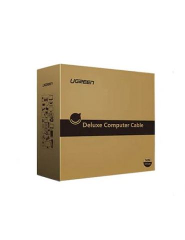 Cablu video ugreen hd104 hdmi (t) la hdmi (t) rezolutie maxima 4k uhd (3840 x 2160) la 60 hz conectori auriti 15m negru 10111 Ug