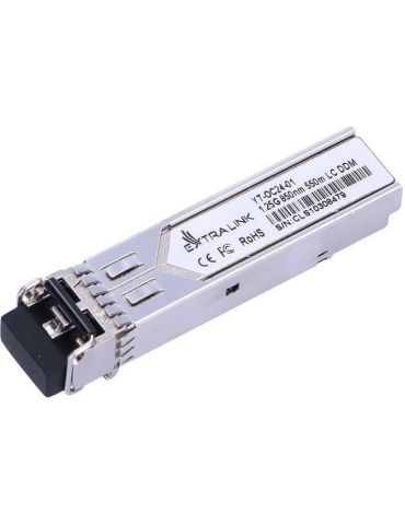 Extralink ex.2190 yt-oc24-01 1.25g sfp sx-lc multi-mode 850nm 550m ddm ex.2190 Extralink - 1 - Tik.ro