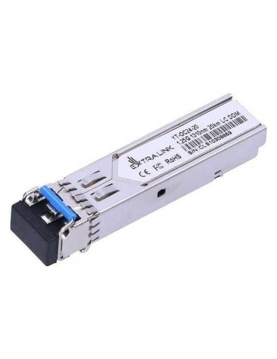 Extralink ex.2183 yt-oc24-20 1.25g sfp lx-lc single-mode 1310nm 20km ddm ex.2183 Extralink - 1