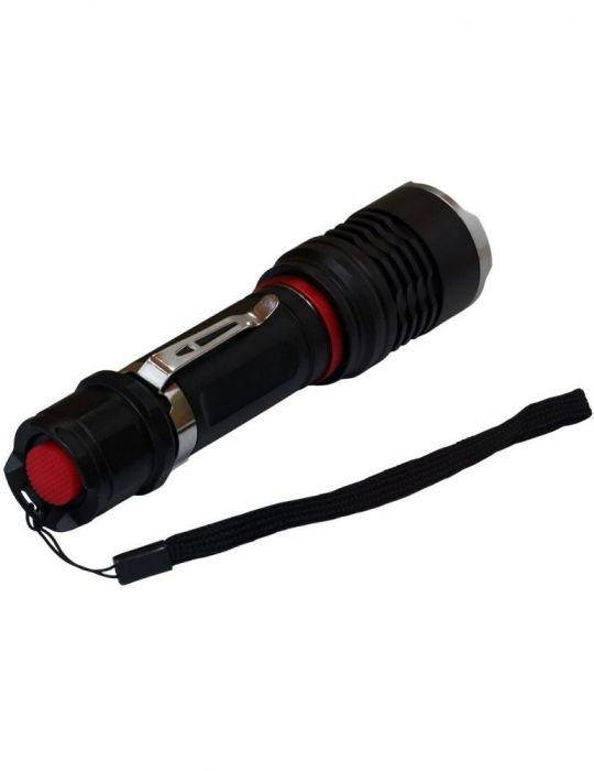 Lanterna led spacer (cree xm-l t6) 250 lm mufa microusb pt incarcare high-middle-low-strobe-sos battery:3 x aaa sp-led-lamp1  Sp