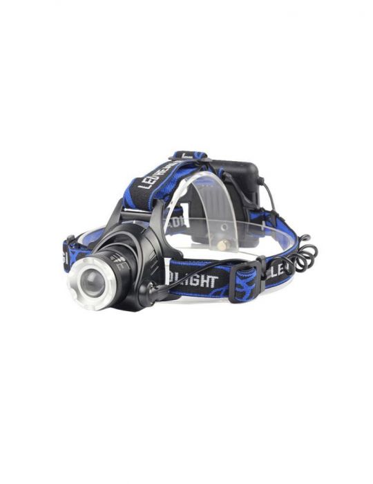 Lanterna frontala cu led spacer headlamp (cree xp-e) 150 lumeni  aliaj aluminiu lumina puternica slaba intermitenta baterii:  Sp