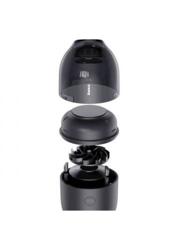 Aspirator de mana baseus c2 putere aspirare 1000pa timp incarcare 2 ore cablu inclus type-c la usb negru crxcqc2-01 (include  Ba