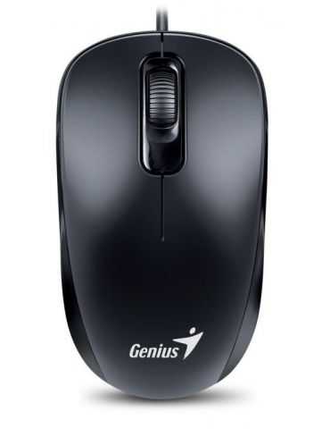 Mouse genius cu fir optic dx110 1200dpi negru plug and Genius - 1 - Tik.ro