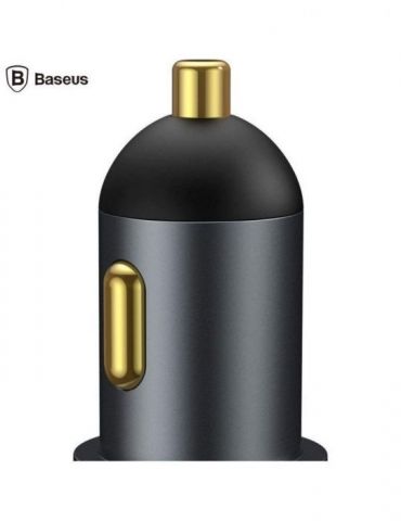 Incarcator auto baseus share together 1 x usb output 5v/3a 1 x usb type-c max 5v/3a si 1 x bricheta auto 60w total output 120 Ba