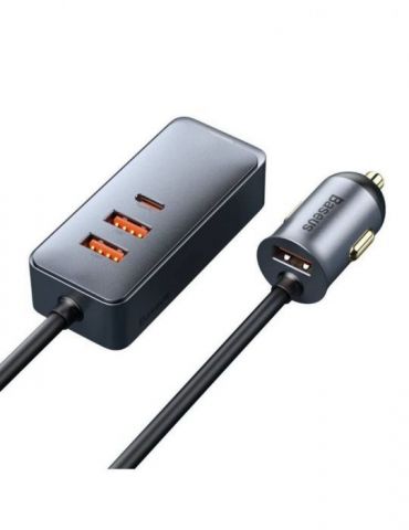 Incarcator auto baseus share together pps  3 x usb max. 3a si 1 x usb type-c max 5v/3a total output 120w lungime cablu 1.5m p Ba - Tik.ro