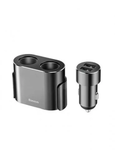 Incarcator auto baseus high efficiency 2 x usb output 5v/3.4a 2 x bricheta auto total output 96w pt. bricheta auto lungime ca Ba - Tik.ro