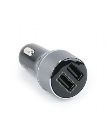 Alimentator auto gembird 2 x usb (1 x usb qc3.0 la 2.1a si 1 x usb la 1.5a) pt. bricheta auto black eg-u2qc3-car-01 (include  Ge - Tik.ro