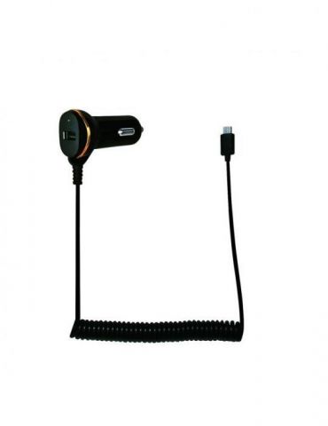 Alimentator auto logilink 2 x usb pt. bricheta auto 1 x usb cablu micro-usb 1 x usb 0.4m cablu maxim 2.1a black pa0147 (inclu Lo